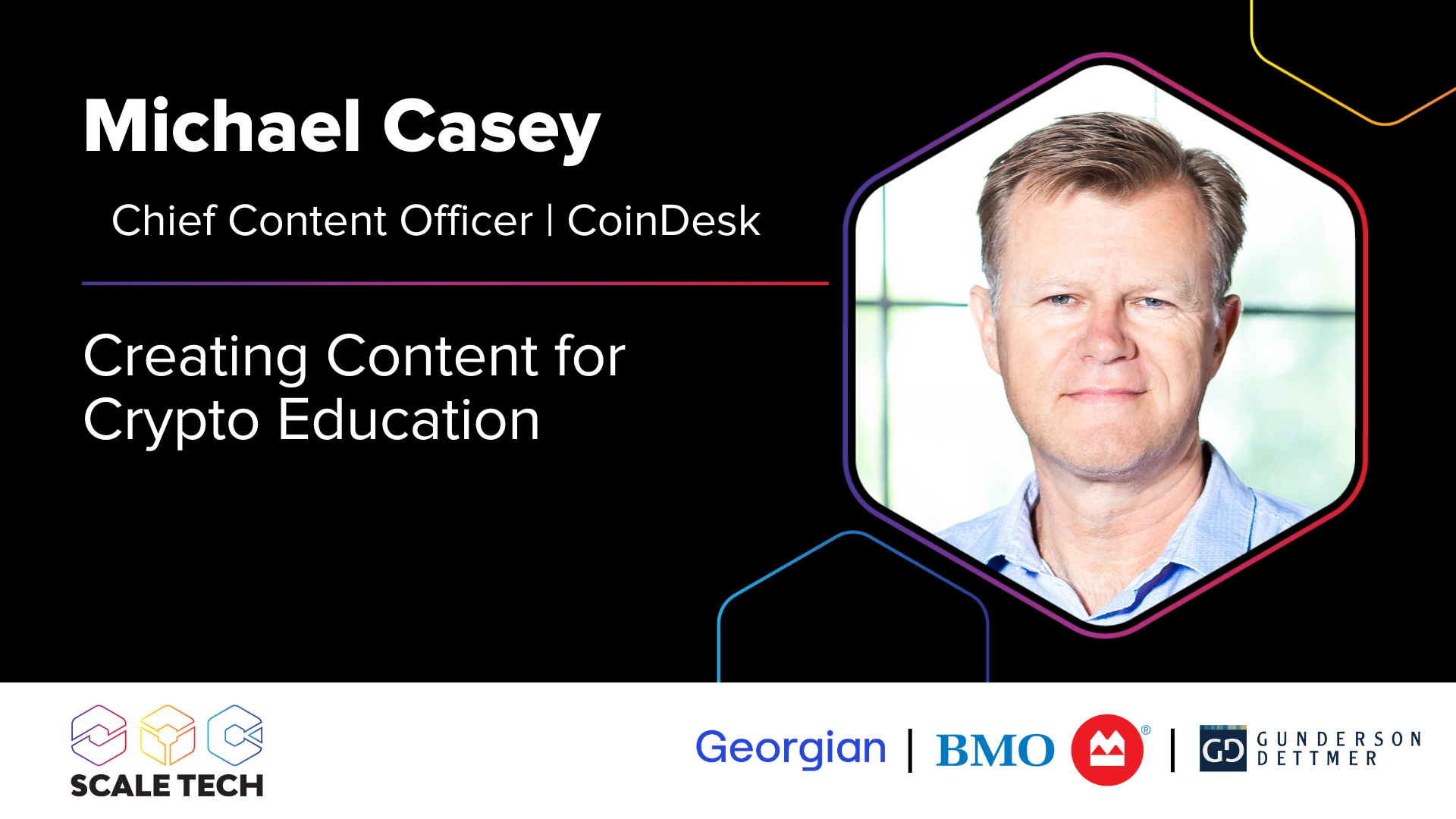 Michael Casey thumbnail on Creating Content for Crypto Education